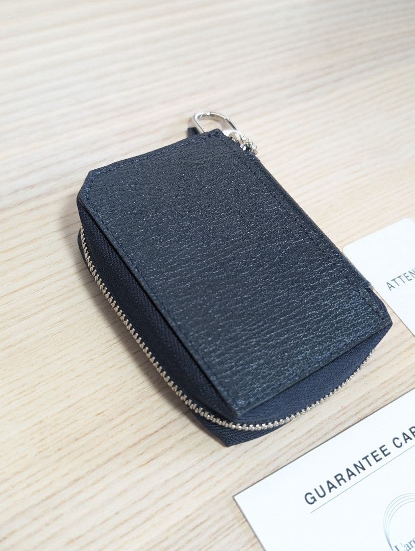 新品　L'arcobaleno　ラルコバレーノ　スマートWキーケース　ネイビー