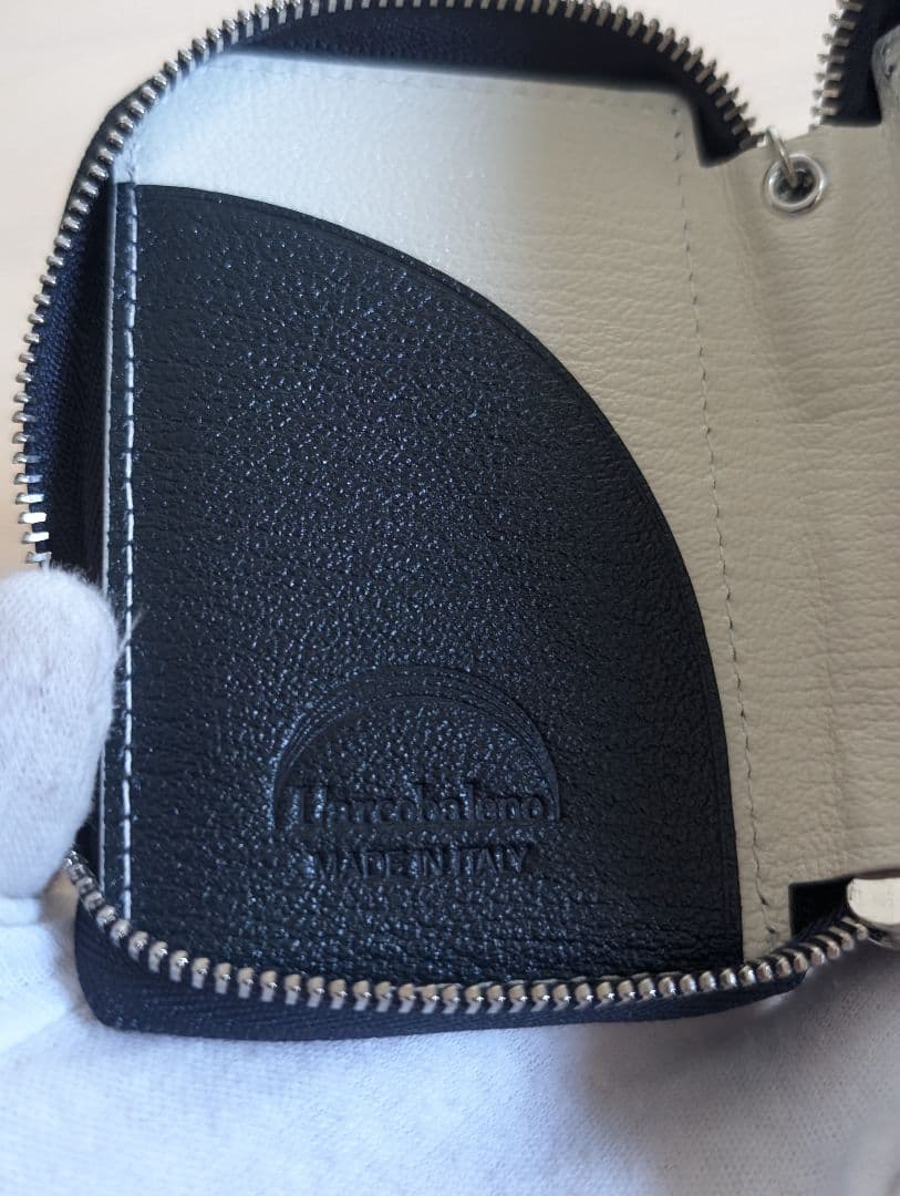 新品　L'arcobaleno　ラルコバレーノ　スマートWキーケース　ネイビー