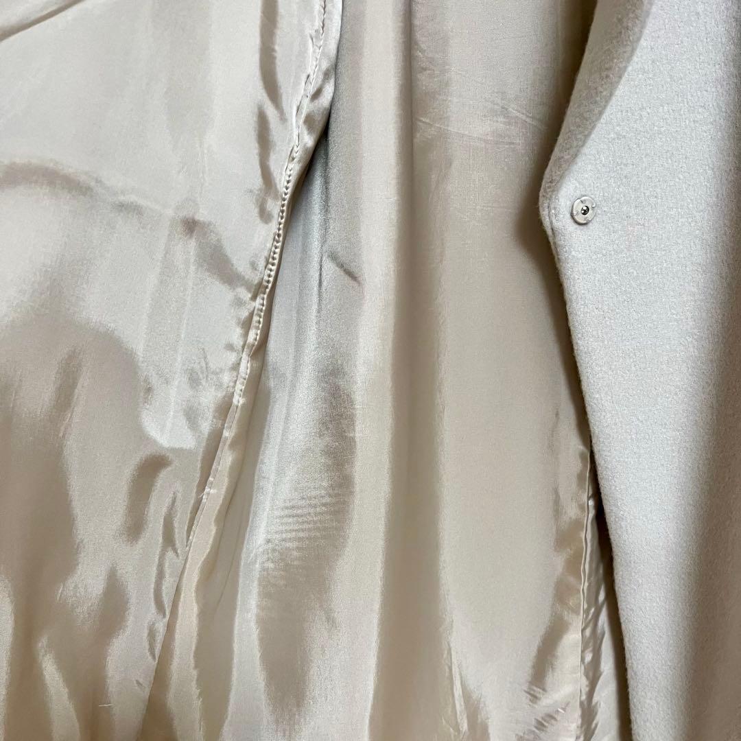 ピンキーアンドダイアン✴︎Wクロスショートビーバーベルテッドコート