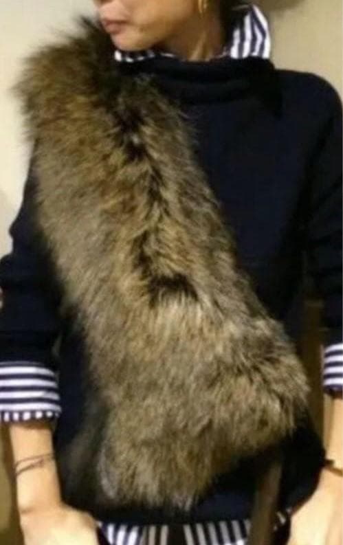 ゆうりん★アパルトモン★FOXファーストール★つけ襟マフラー