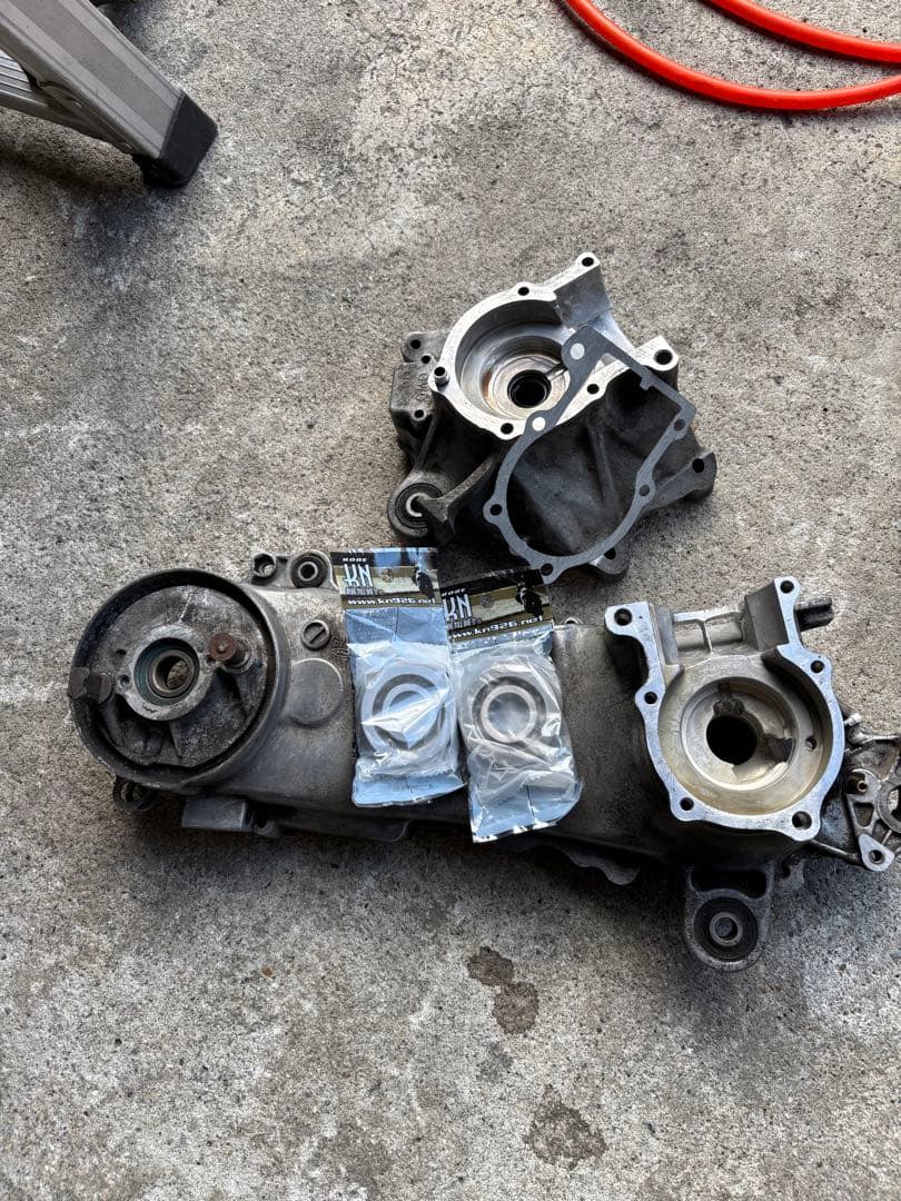 スーパーディオ　AF27・AF28 クランクベアリング交換済みエンジン。