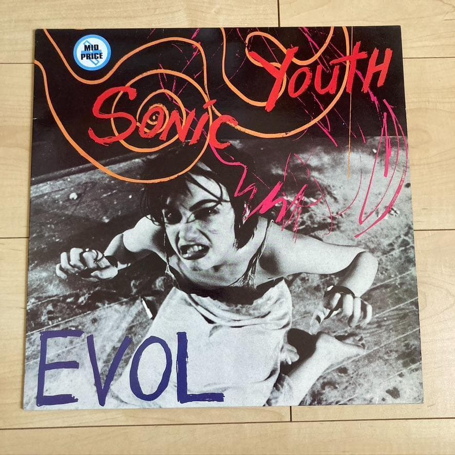 LP UKオリジ Sonic Youth EVOL レコード 1986年