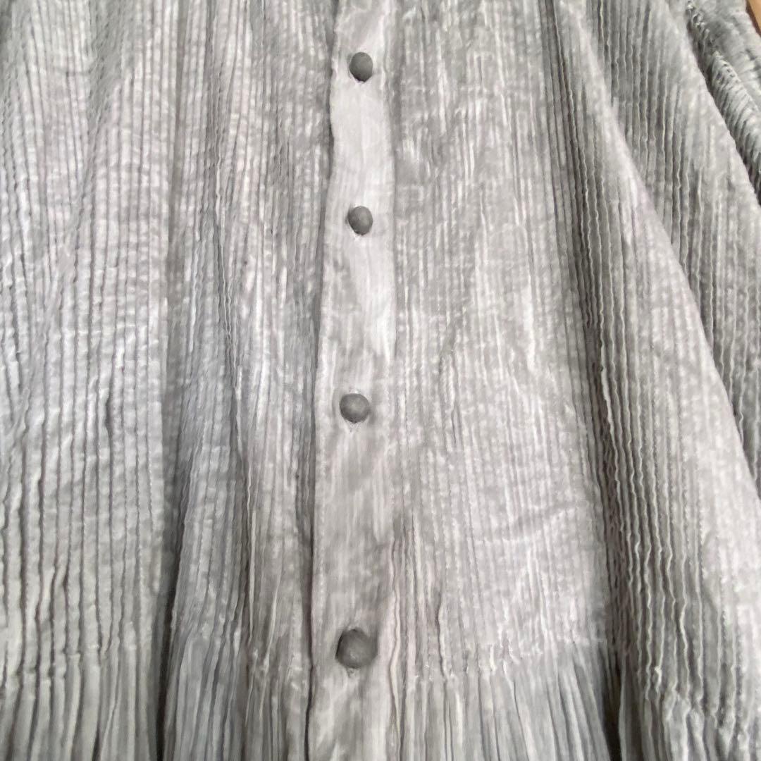 メゾンドソイル maison de soil ピンタックバンドカラーロング