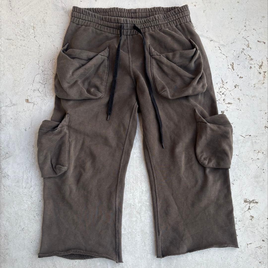 number nine本人期 6ポケット スウェットカーゴパンツ archive