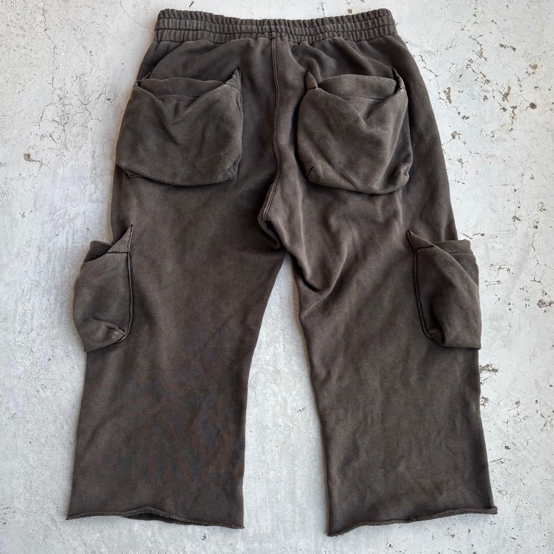 number nine本人期 6ポケット スウェットカーゴパンツ archive