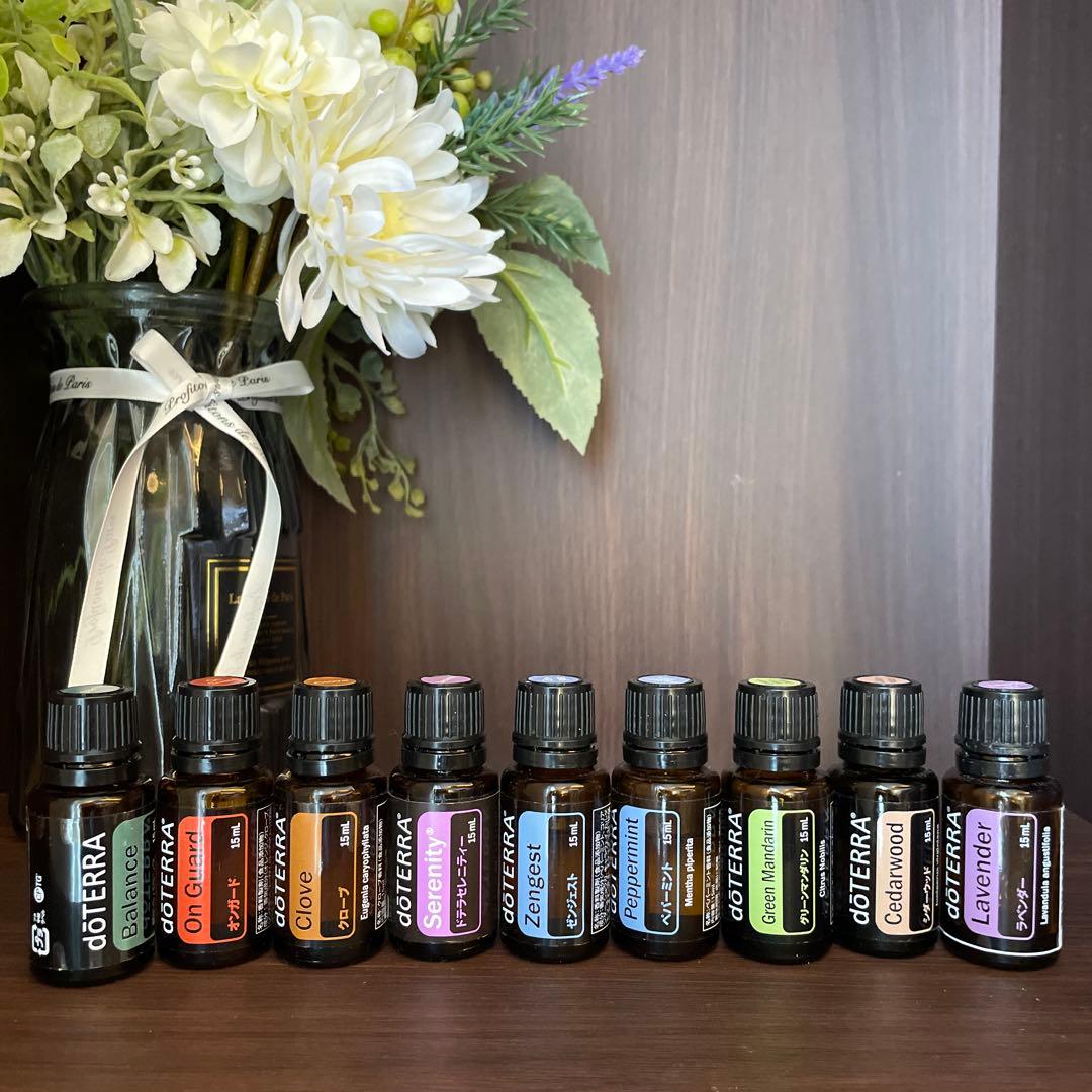 doTERRA エッセンシャルオイル 9本セット 15ml