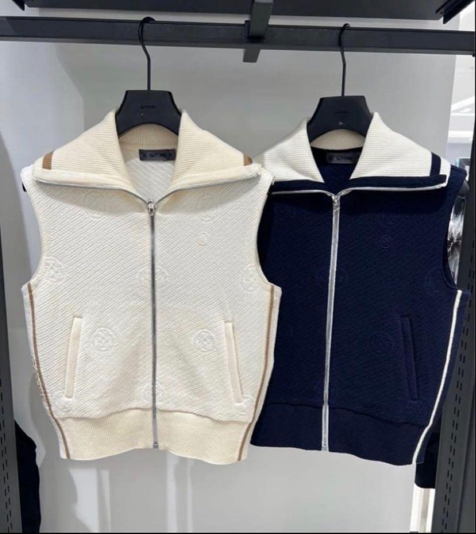 ジーフォア　ベスト　ネイビー