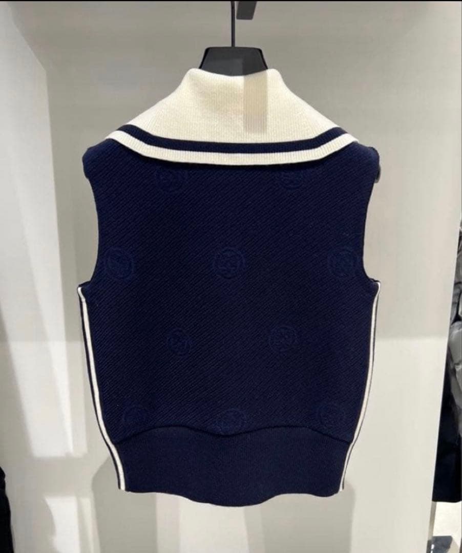 ジーフォア　ベスト　ネイビー