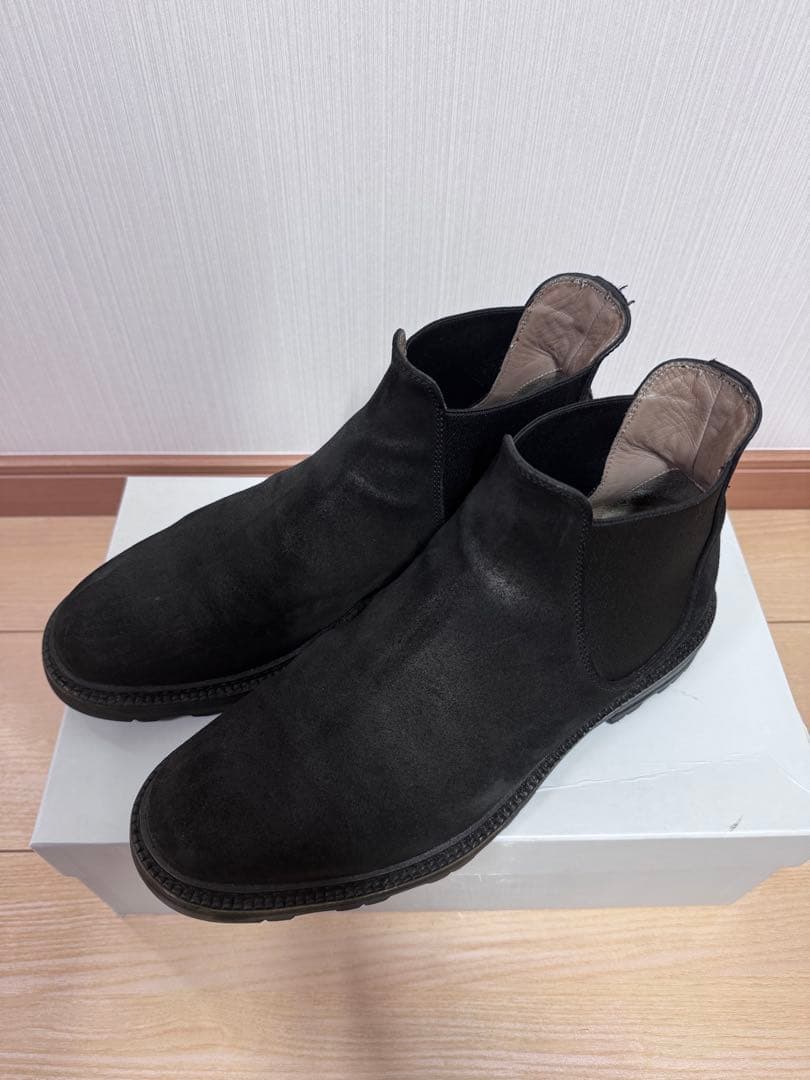 MANOLO BLAHNIK ブラック サイドゴアブーツ　サイズ　7.5