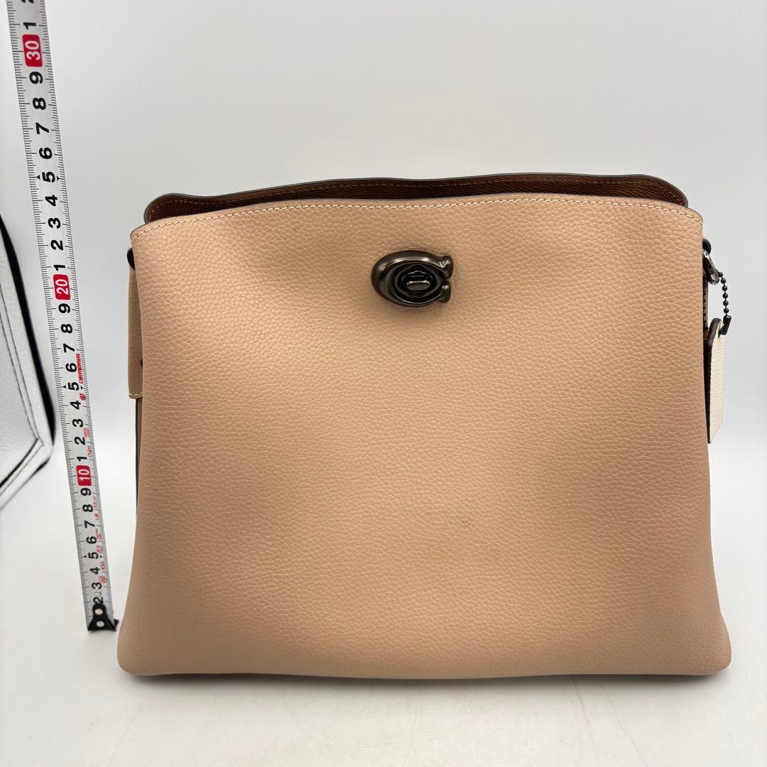 コーチ ウィロウ ショルダーバッグ 2way ブラウン 1018-S7091o