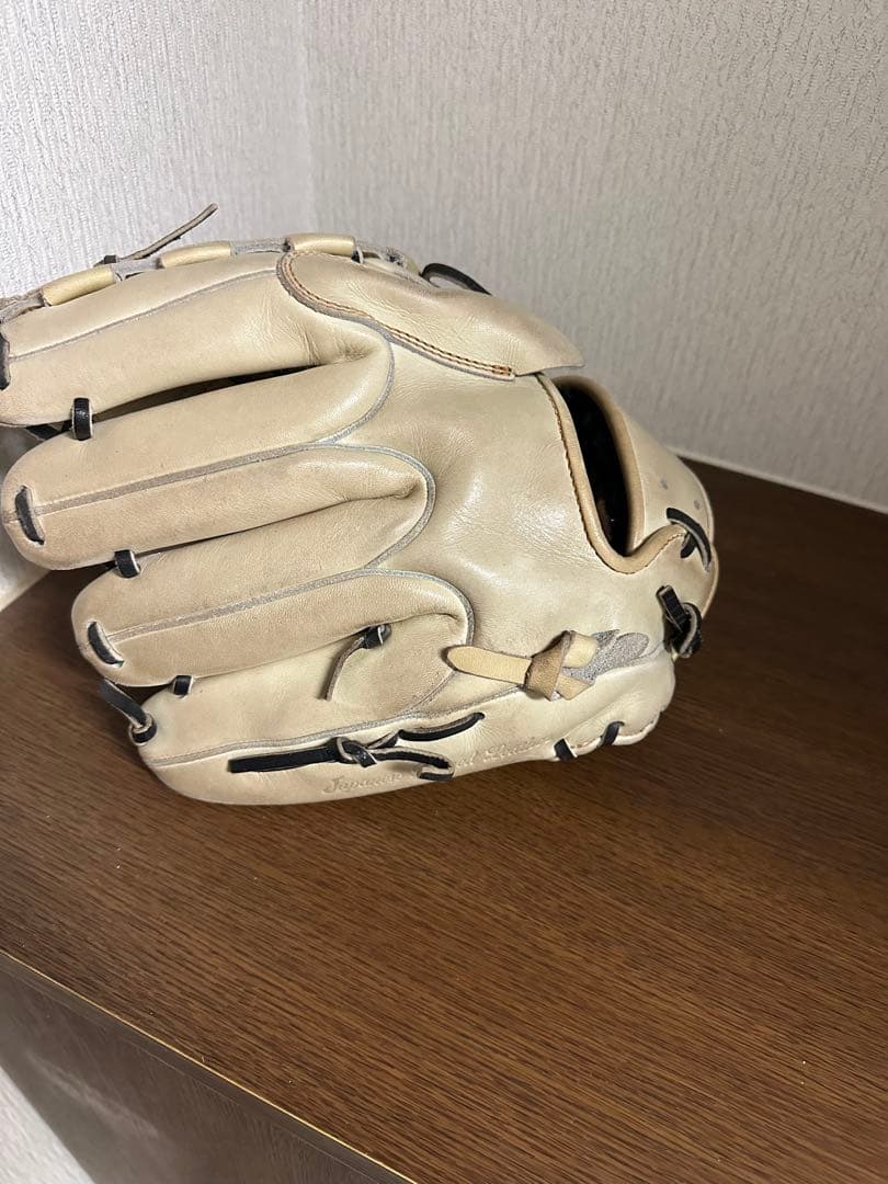 ZETT キャメル色 一般軟式グローブ