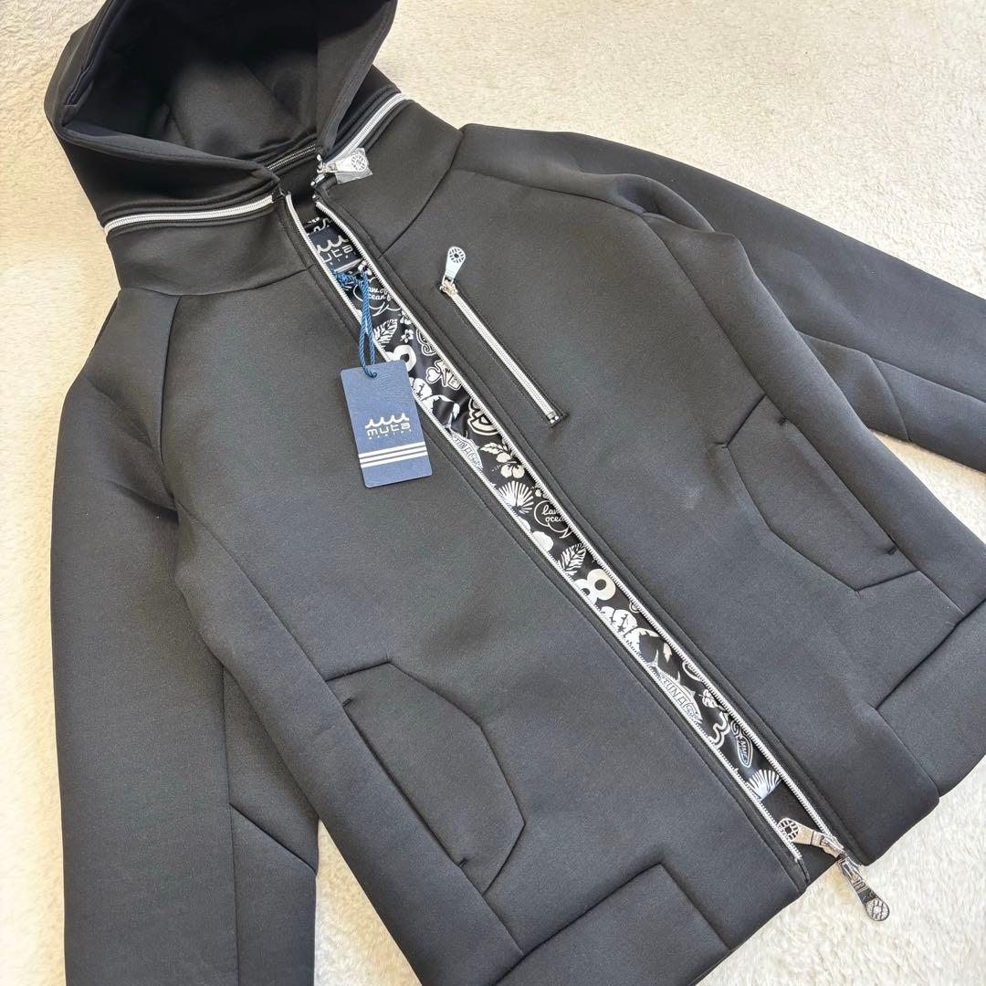 muta marine ムータ ボンディング素材 フーディ ジャケット パーカー