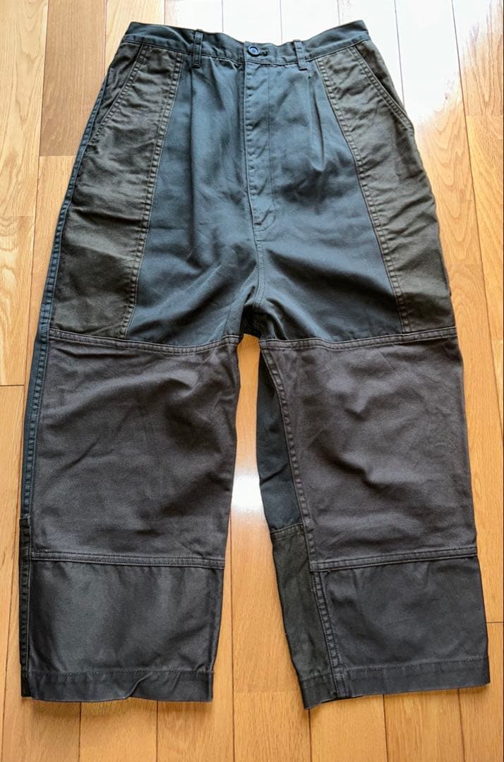 コムデギャルソン　オム　パッチ　ワイドパンツ