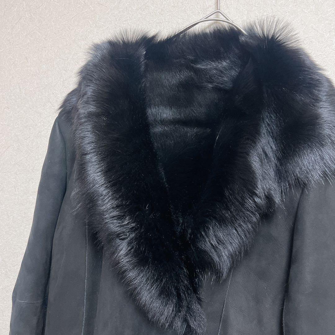 トスカーナムートン　JOSEPH ジョゼフ　ムートンコートS 黒　リアルファー