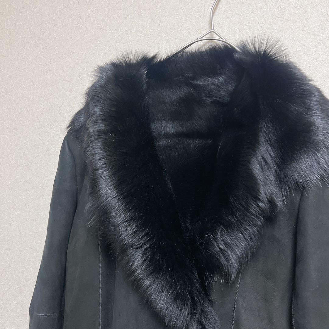 トスカーナムートン　JOSEPH ジョゼフ　ムートンコートS 黒　リアルファー