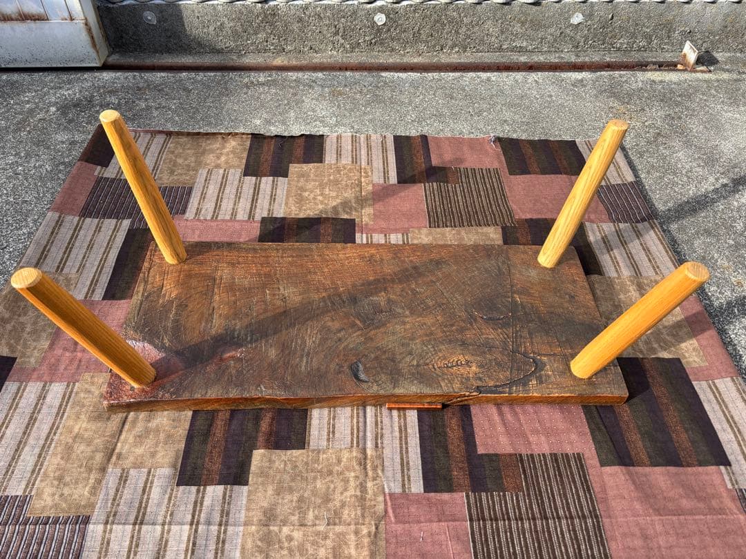 【一点物】山工房・山上好美氏　ローテーブル テーブル 机