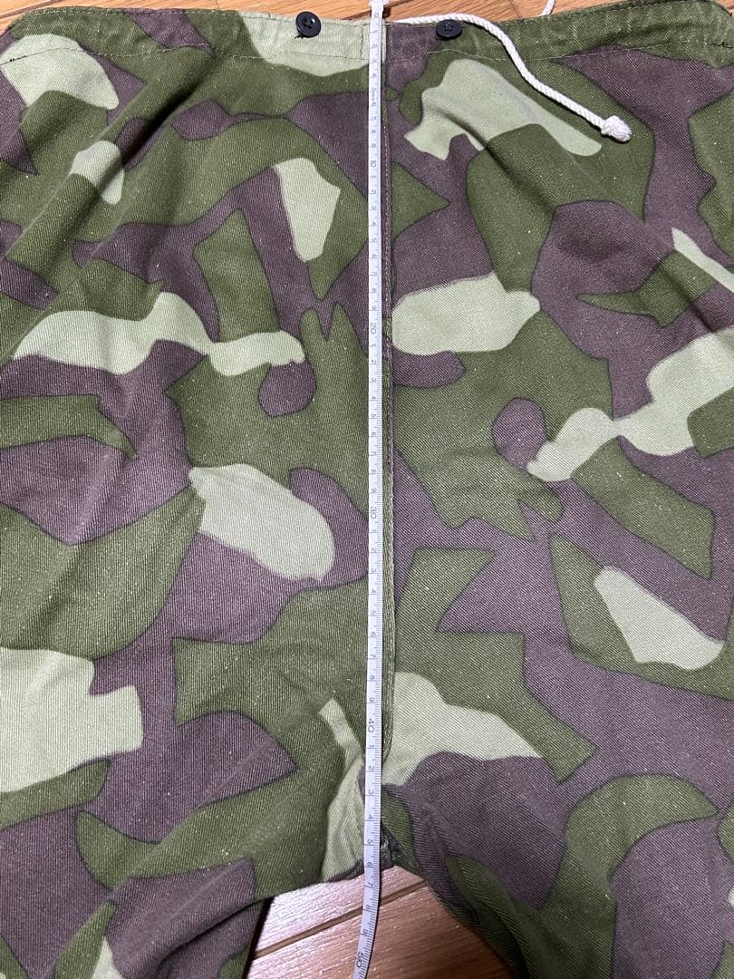 60s 実物フィンランド軍M62リバーシブルオーバーカーゴパンツ