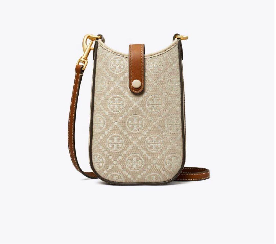 トリーバーチ スマホショルダー クロスボディ Tモノグラム レザー