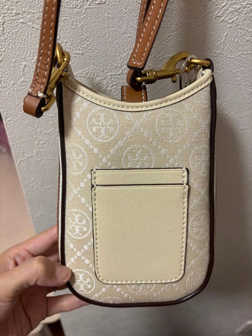 トリーバーチ スマホショルダー クロスボディ Tモノグラム レザー