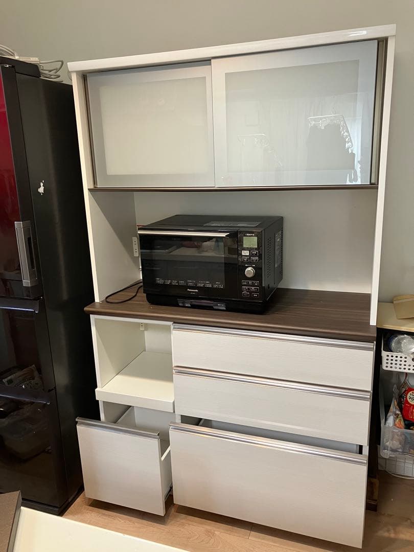 食器棚　カップボード　美品　21時までの金額