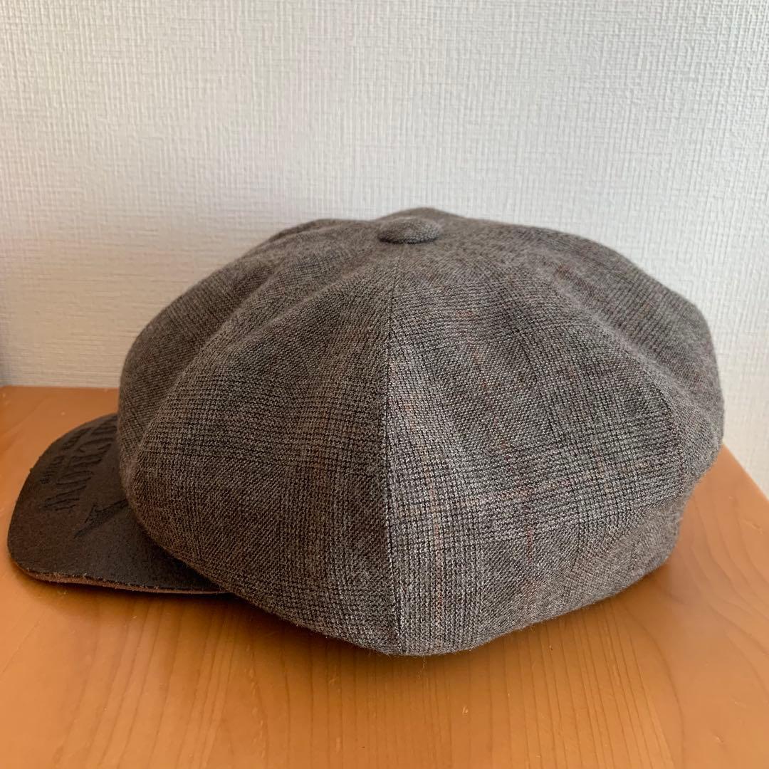 OLD CROW オールドクロウ キャスケット レザーバイザー ブラウン L