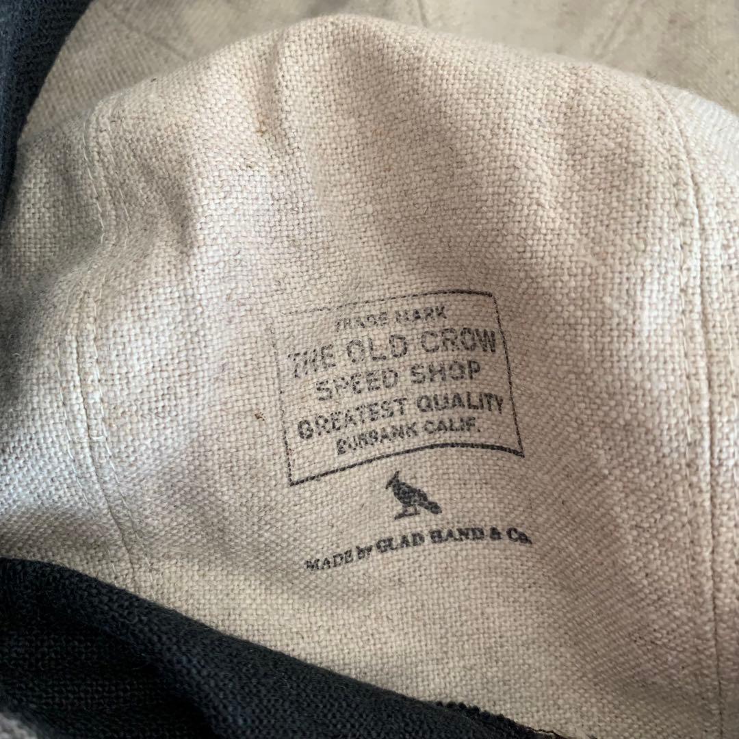 OLD CROW オールドクロウ キャスケット レザーバイザー ブラウン L