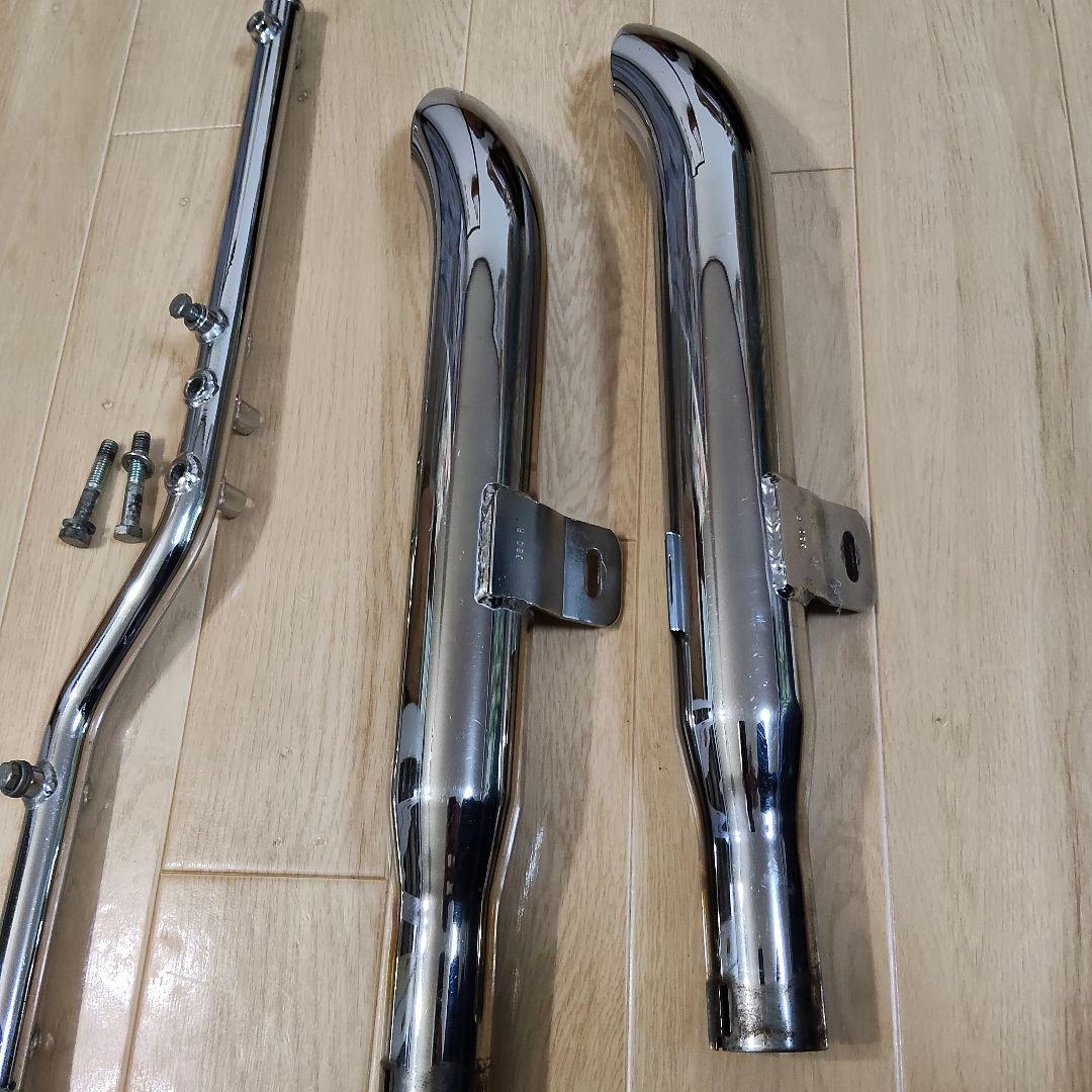 ハーレー2003年式ソフテイルfxstターンアウトマフラー