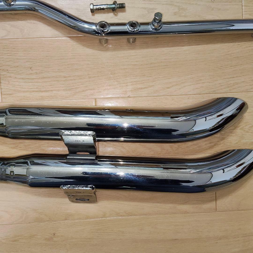 ハーレー2003年式ソフテイルfxstターンアウトマフラー