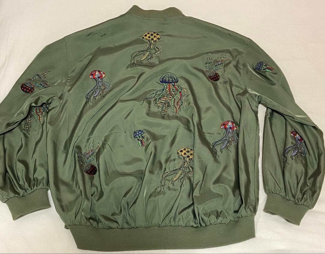 Scolar/スカラー　クラゲ刺繍　ブルゾン　Mサイズ