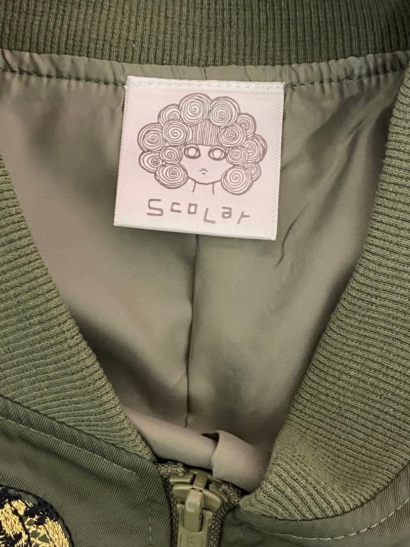 Scolar/スカラー　クラゲ刺繍　ブルゾン　Mサイズ