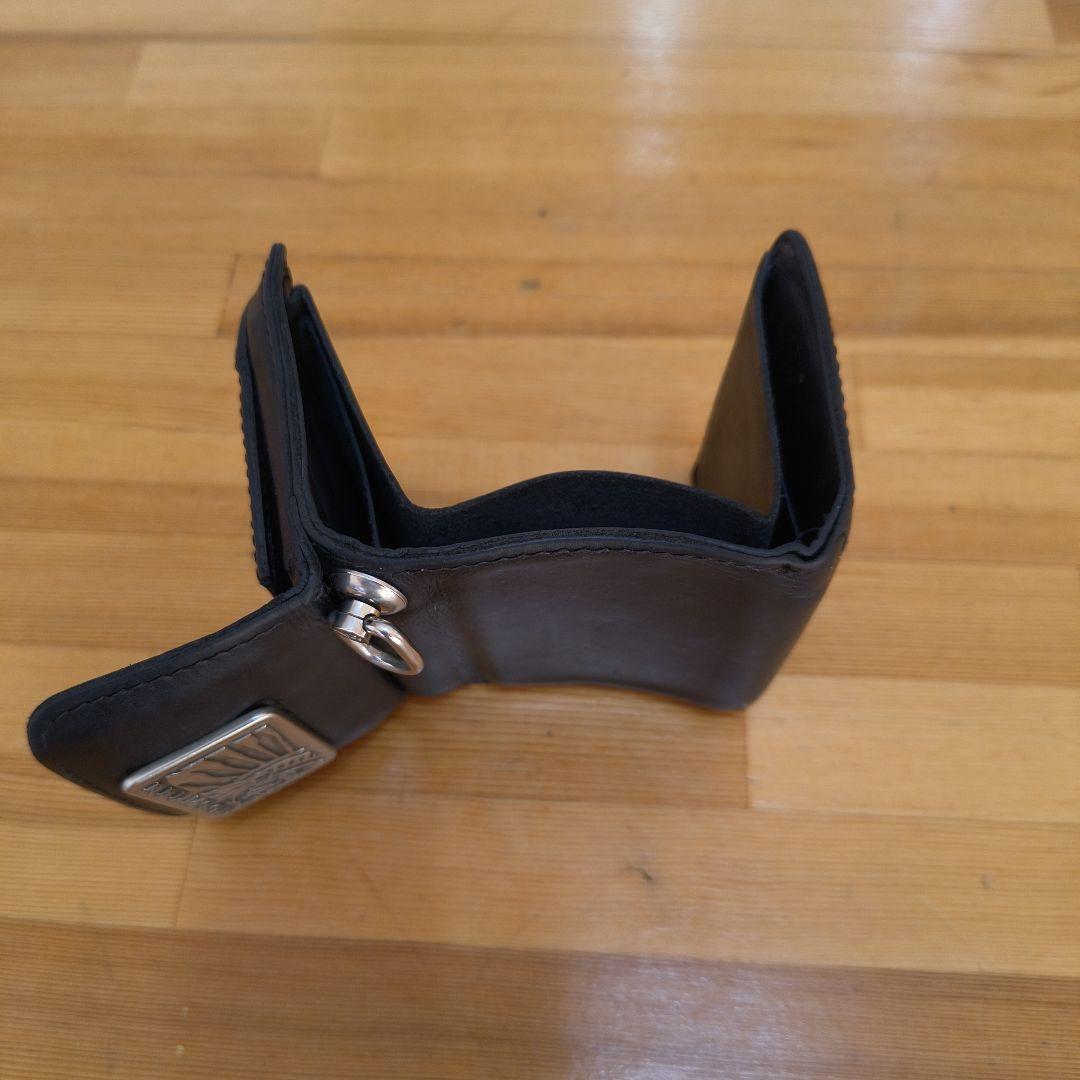 REDMOON 黒 三つ折り財布　本革