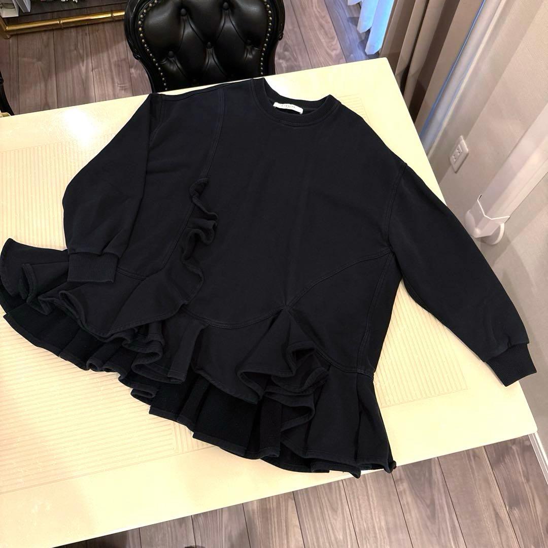 GIVENCHY(ジバンシー)フリル ドルマン 裏起毛 トレーナー Sサイズ