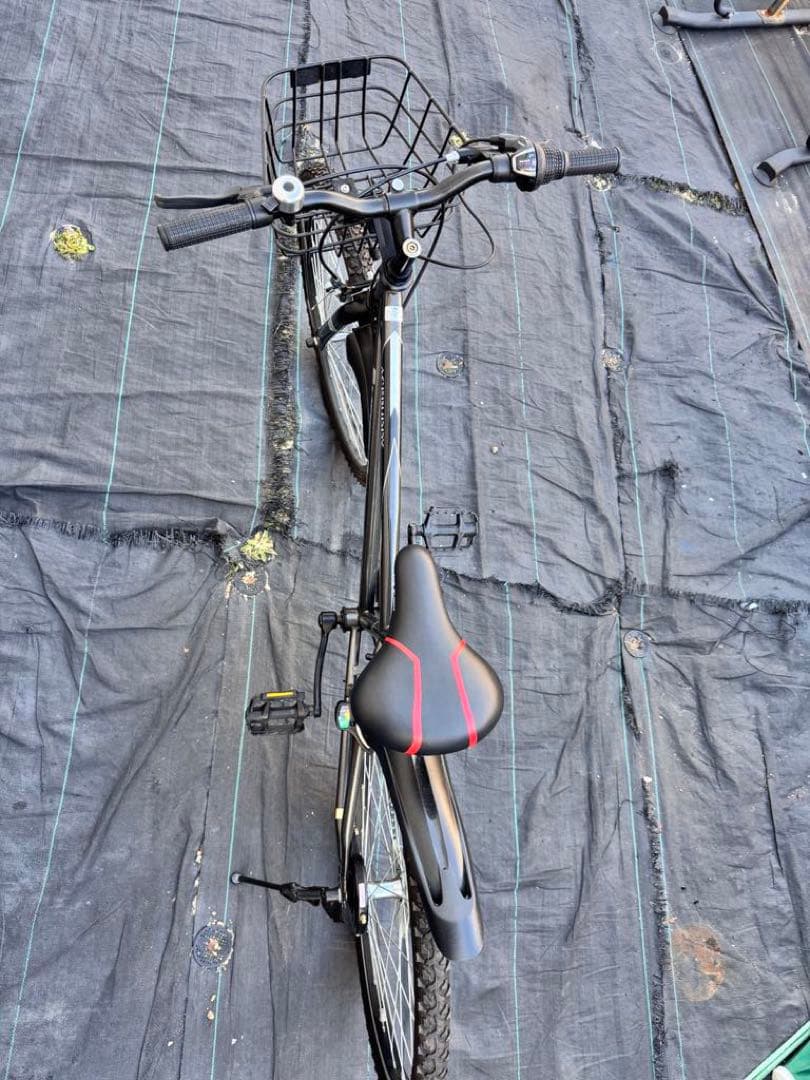 Super Boy 子供用　自転車 ブラック バスケット付き