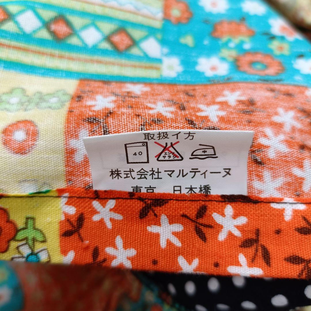 ヴィンテージ 70s パッチワーク柄 エプロンワンピース 日本製 ビンテージ