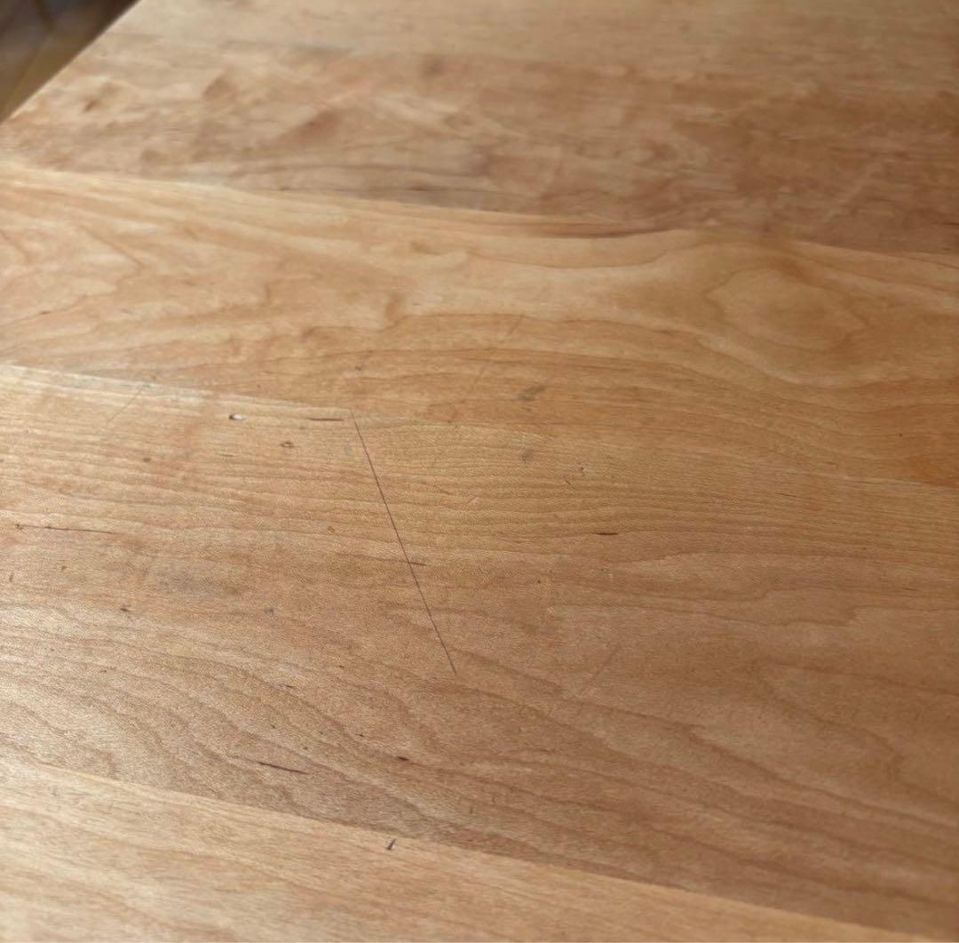 ふ*3様 北の住まい設計社　センターテーブル　ローテーブル　無垢　メイプル