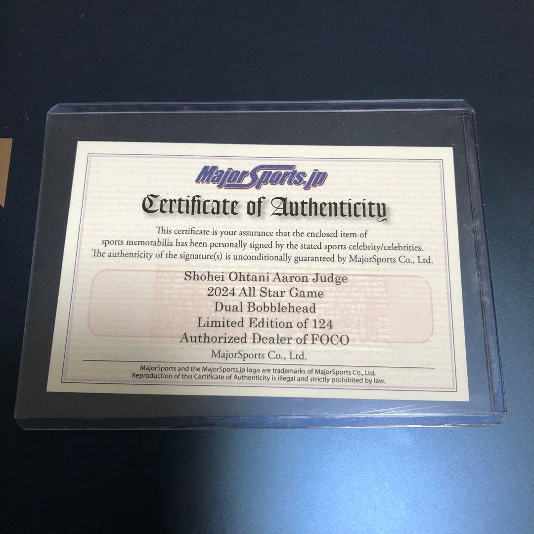 大谷翔平&ジャッジ　2024年オールスター出場記念ミニバブルヘッド人形特別セット
