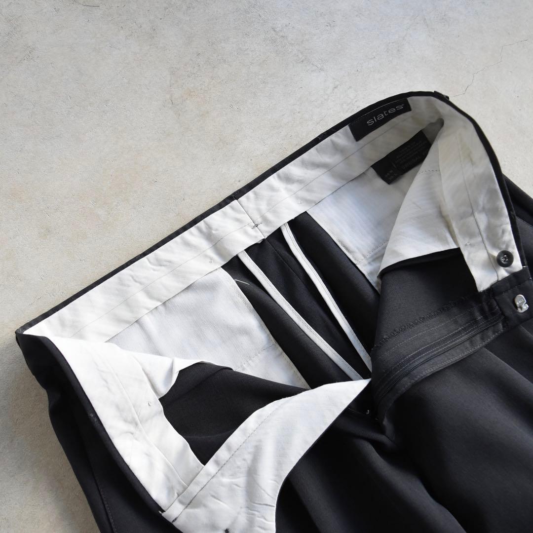 00s SLATES スレイツ ツータックスラックス W34 L30 ドッカーズ