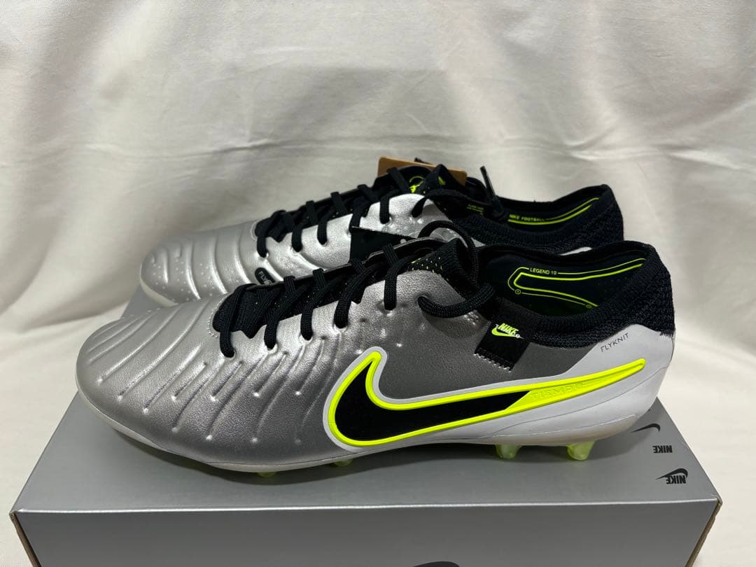 シューズ nike legend 10 elite ag-pro silver 28.5