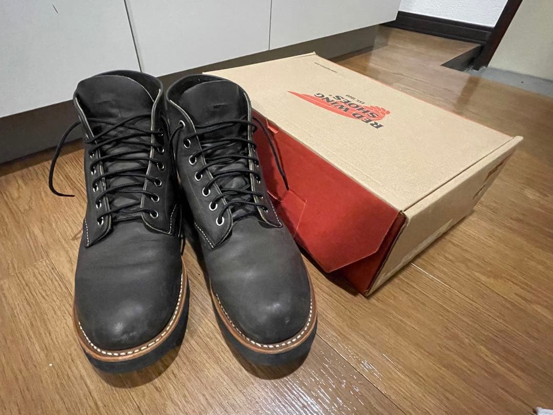 レッドウィング 8190 チャコール ラフ＆タフ 7.5D ブラックソール