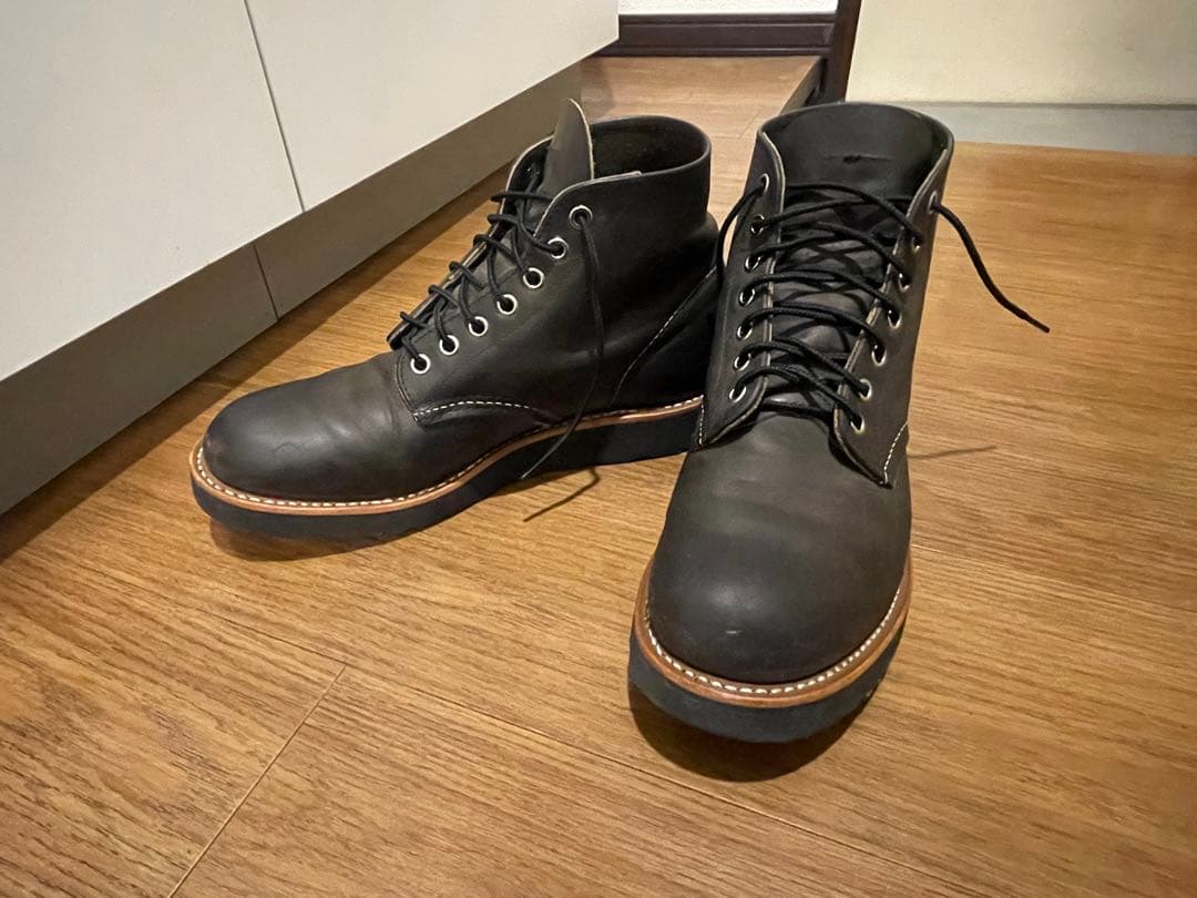 レッドウィング 8190 チャコール ラフ＆タフ 7.5D ブラックソール