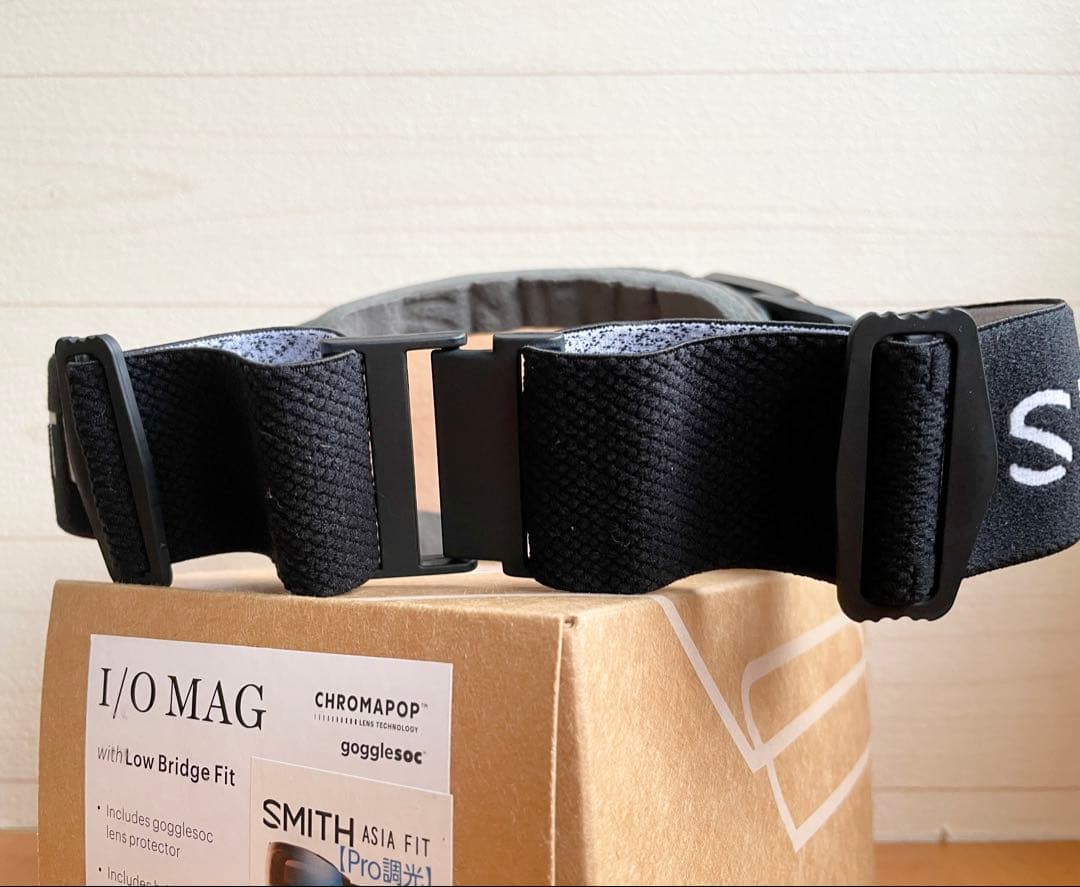 24-25/SMITH スミス　I/O MAG BLACK ゴーグル /調光