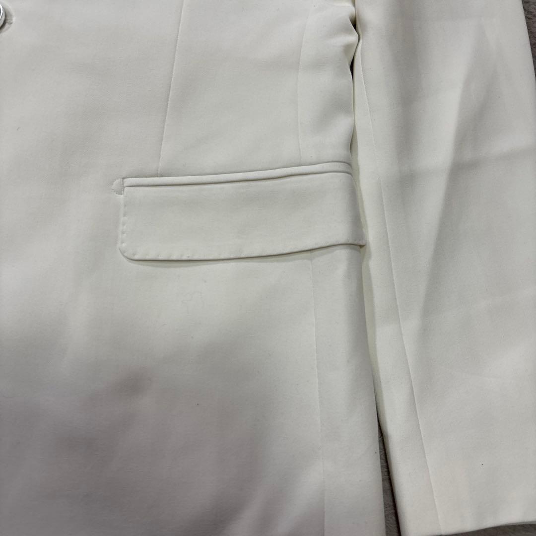 P.R.A.H. ホワイト スーツセット ベスト付き シングルブレスト Lサイズ