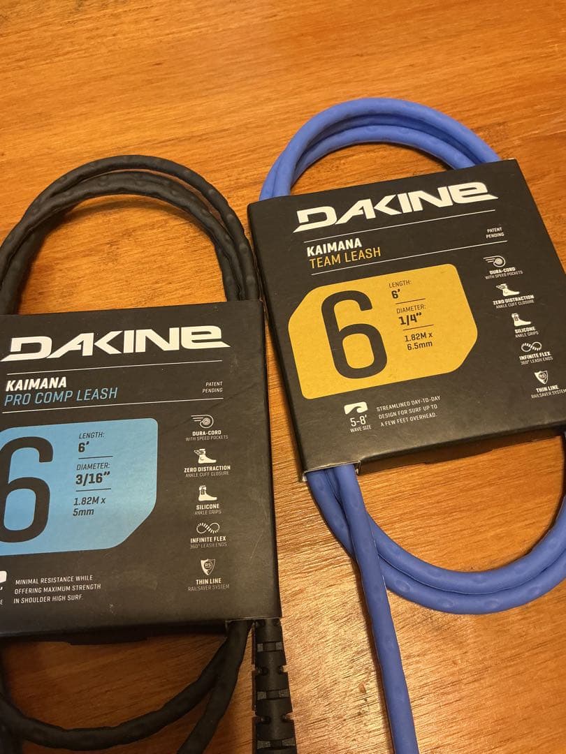 DAKINE Kaimana Pro Comp & Team Leash 2本