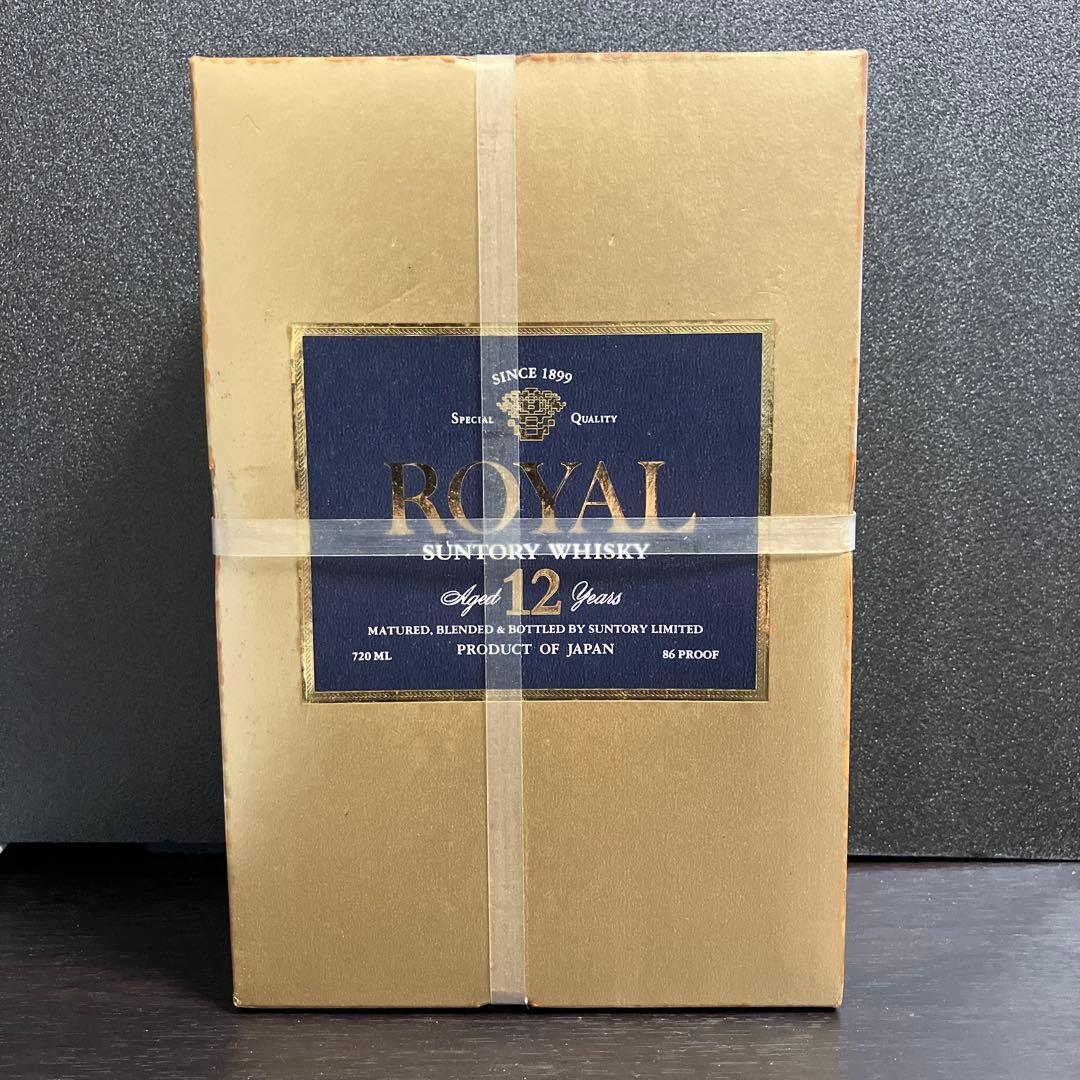 サントリーウイスキー　ローヤル　プレミアム１２年　新品　未開栓　青ラベル