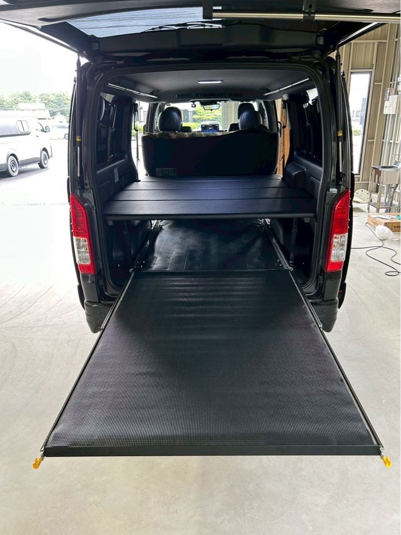 ゆのじ　ハイエーススライドフロア　150棚板、引手ポール　送料込み