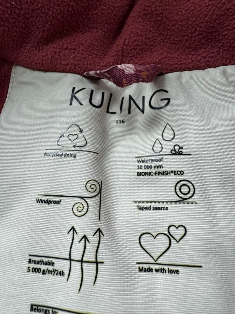 美品♪ kuling スキーウェア 116