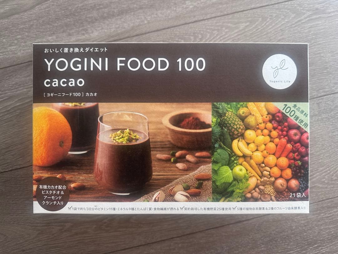 YOGINI FOOD 100 cacao 17袋入り