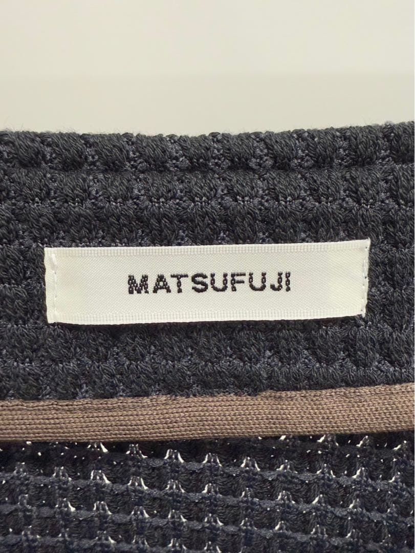 MATSUFUJI ノーカラージップアップブルゾン