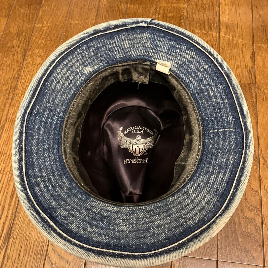 HENSCHEL. デニムハット　駆け付け