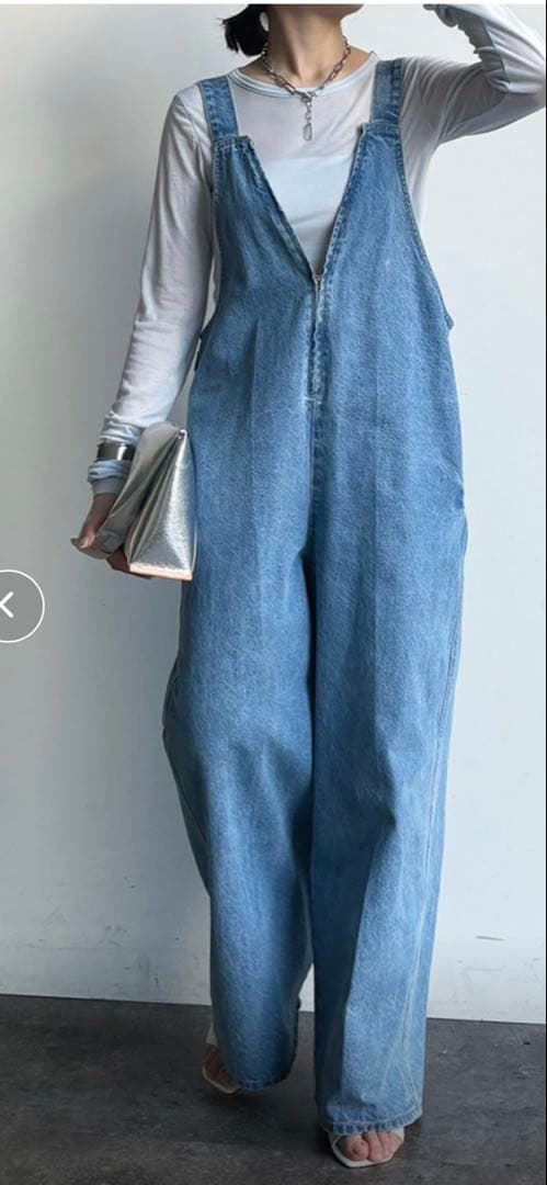 DouDou デニム サロペット